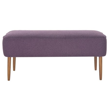 Safavieh 18.3 x 39.6 x 19.9 in. Levi Bench, Plum MCR4609C